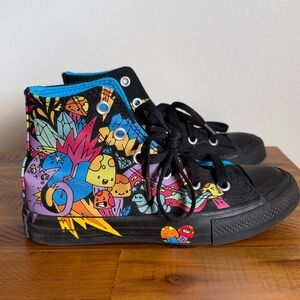 Converse Boy’s or Girl’s Chuck Taylor All Star Sneaker Black Grafitti Notebook